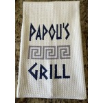 Greek Theme Dish, Tea, Kitchen Towel